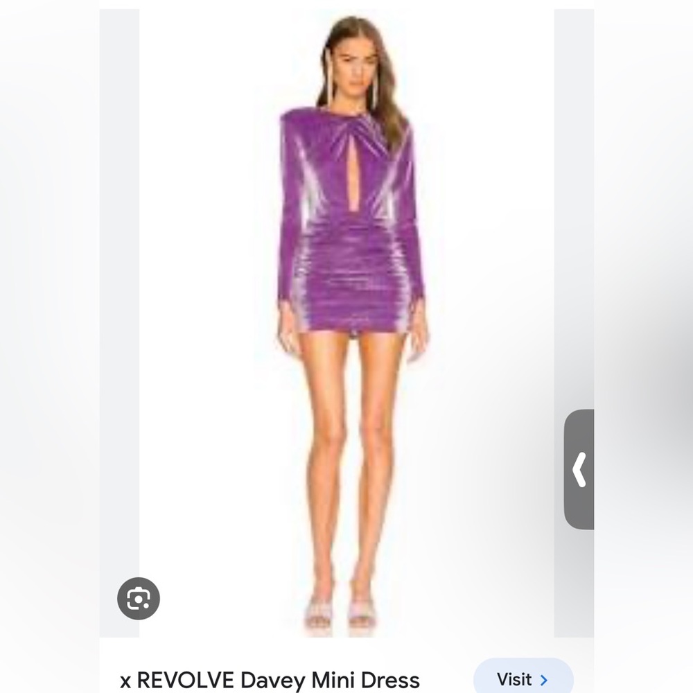 Revolve Purple Mini Dress